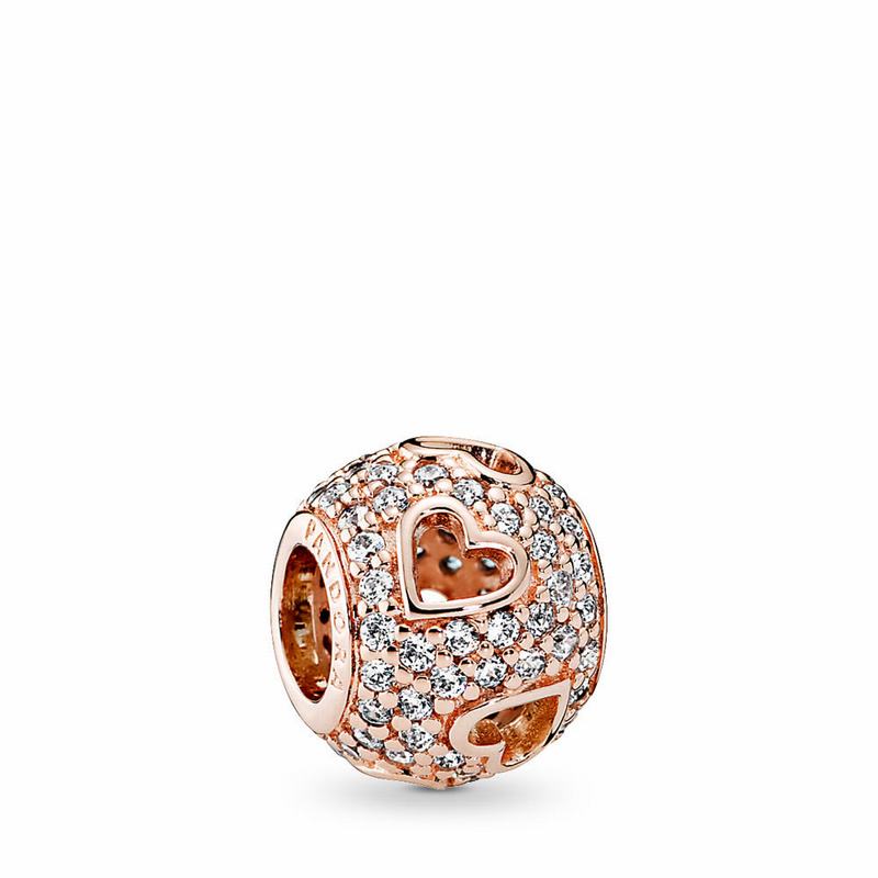 Pandora Rose™ Tumbling Hearts Charm Egypt TF4871259